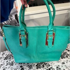 Charming Charlie Teal Purse CUTE!